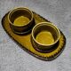 Authentic old vintage oyster set signed Gien France