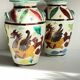 Italian Majolica Vases with Dragon Motif