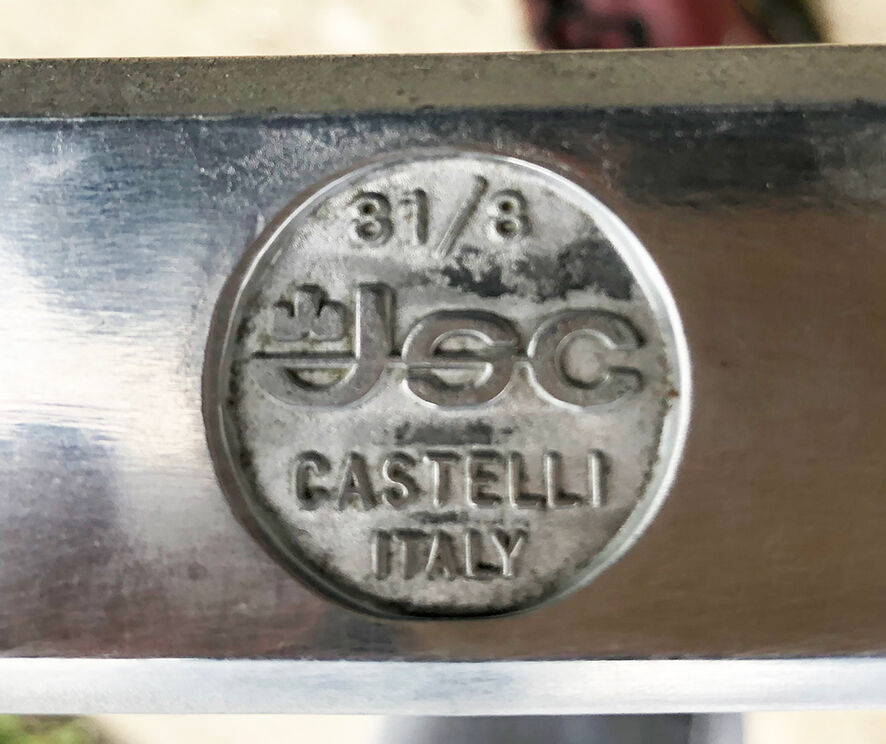 8 old office chairs Castelli - model DSC106 by Giancarlo Piretti