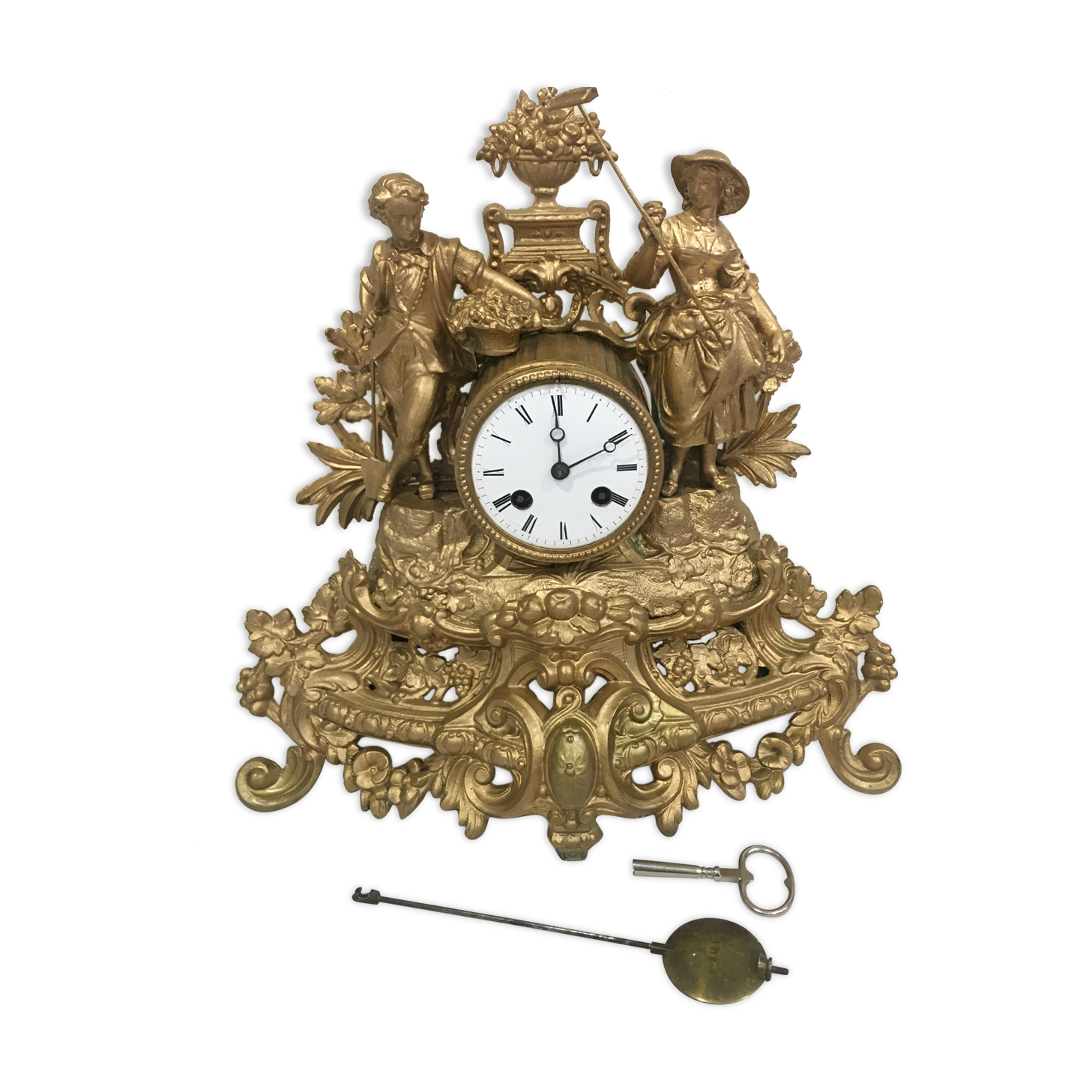 19th century chimney pendulum