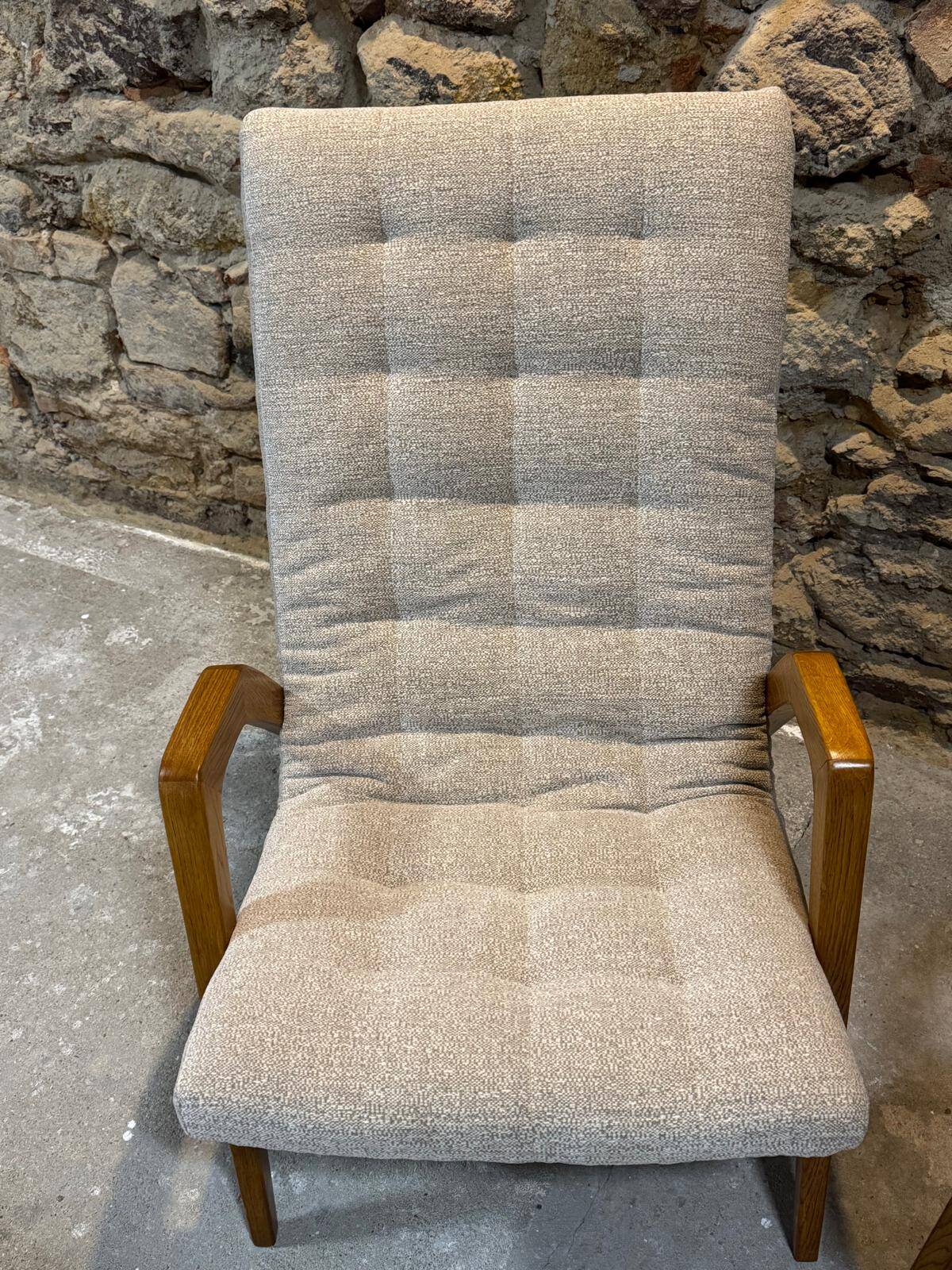Paire de fauteuils par Jan Vaněk, années 1940, entièrement restaurés, Tchécoslovaquie