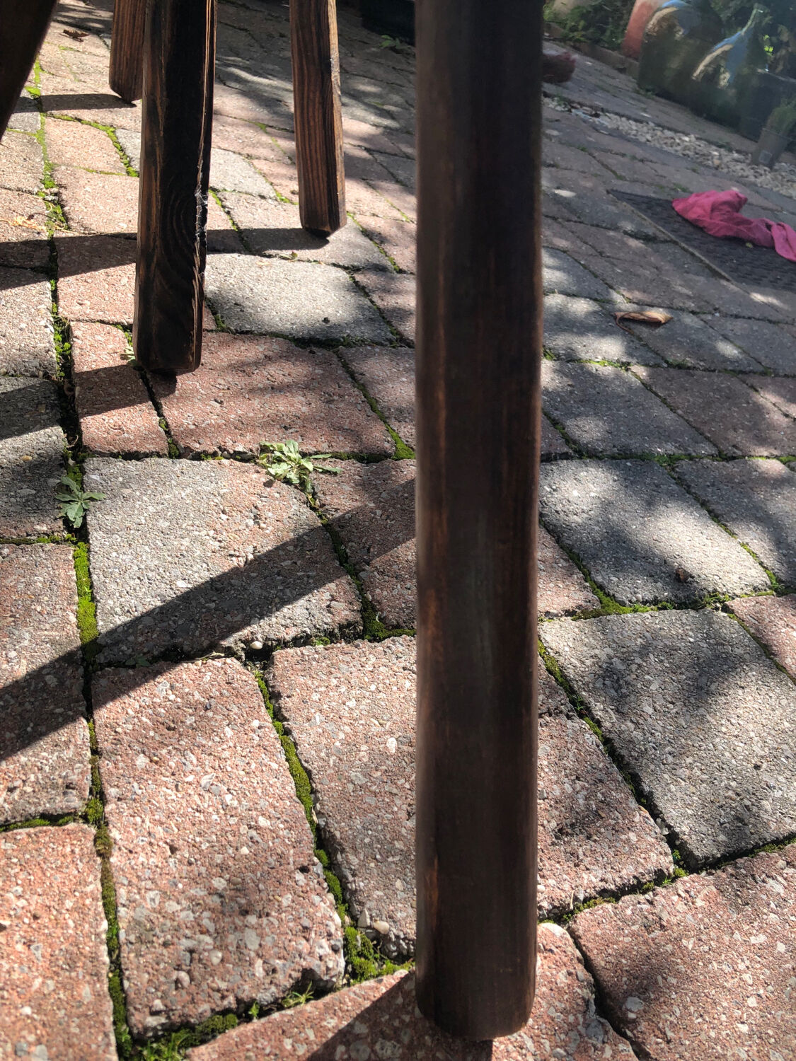 Brutalist chairs and stool