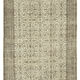 Handmade antique oriental beige carpet 207 cm x 310 cm
