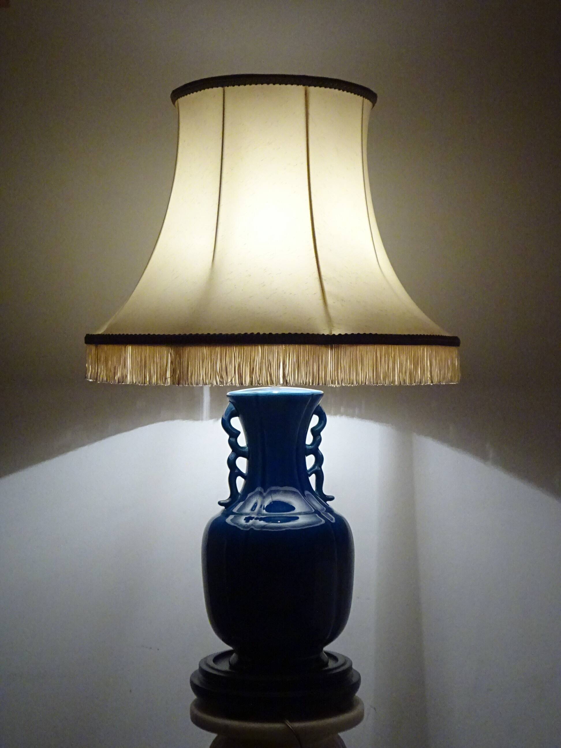 Grande lampe de salon Louis Drimmer