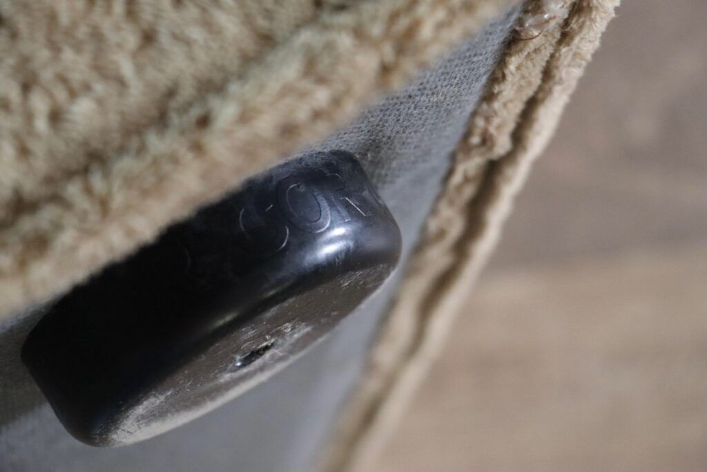 Canapé COR Trio en teddy beige par Team Form AG, années 1970.