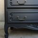 Black vintage chest of drawers