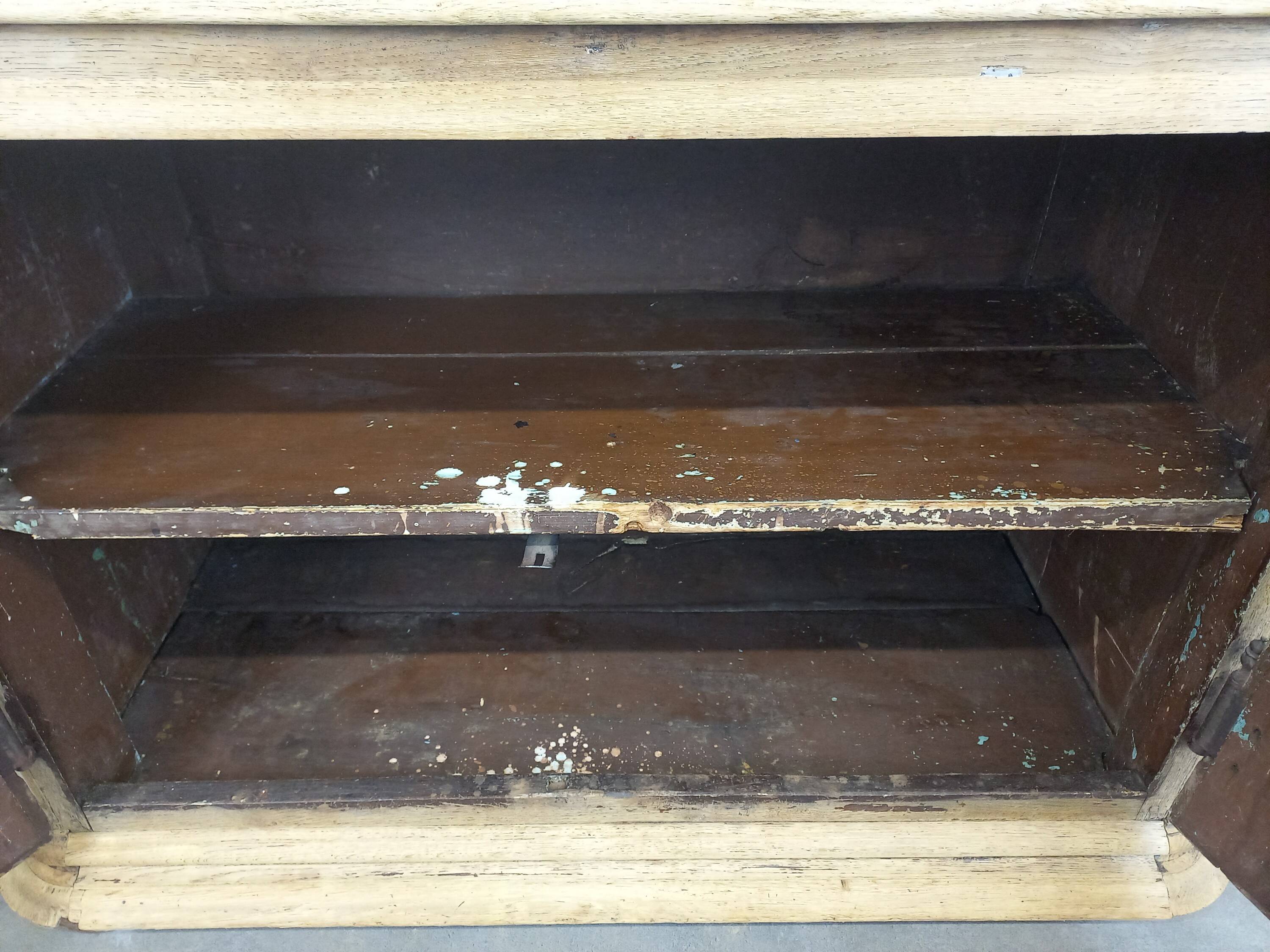 Louis XV oak sideboard