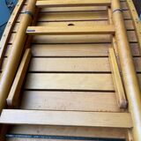 Clairitex 1970 folding garden table in solid wood 160x80cm