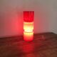 Lampe en verre rouge
