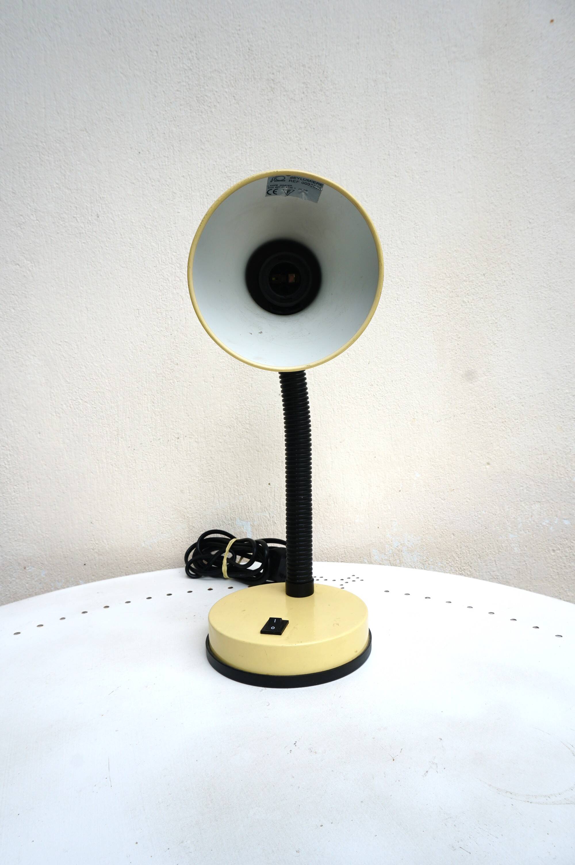 Metal desk lamp, 70s