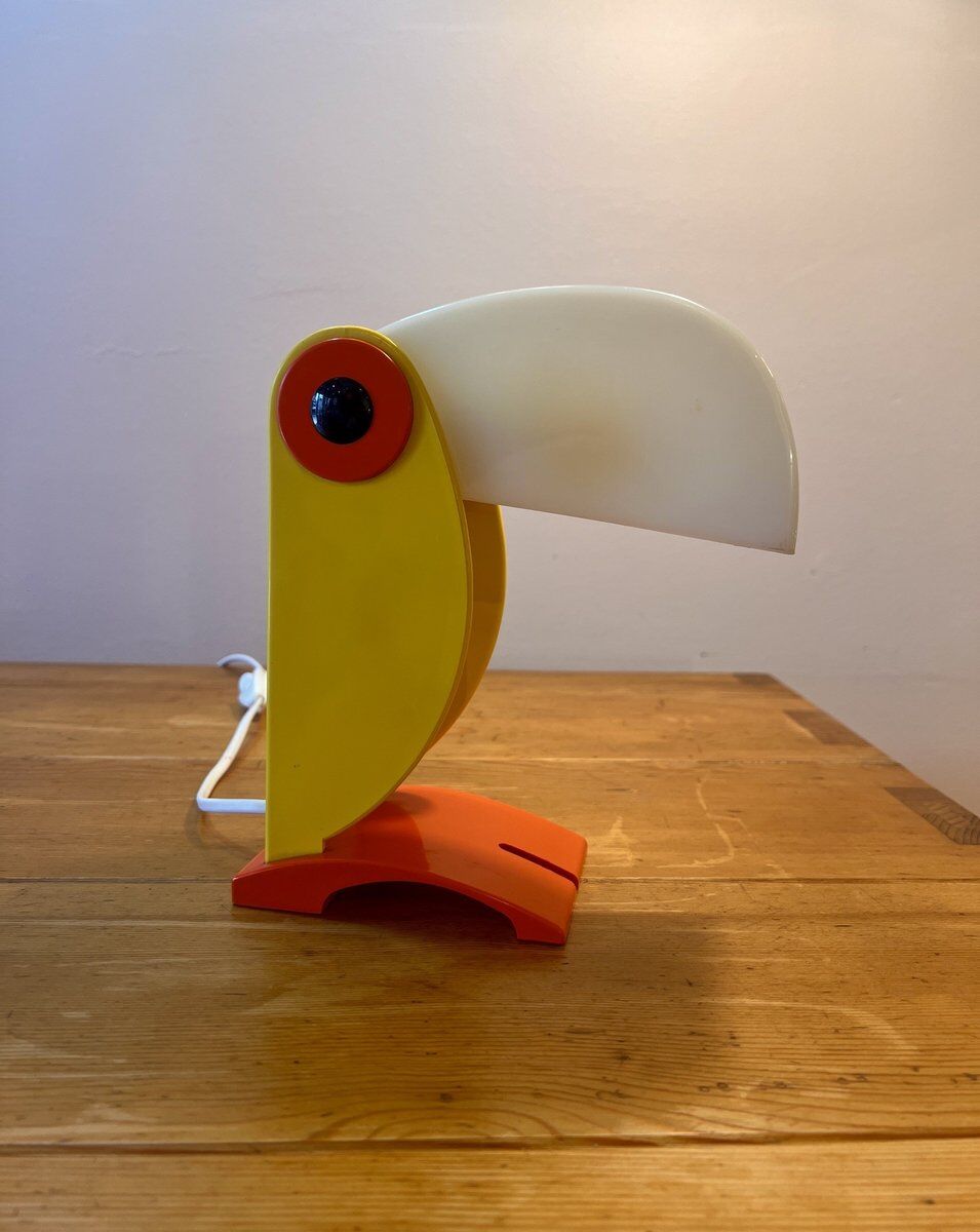 Toucan lamp by Old Timer Ferrari, 1970s