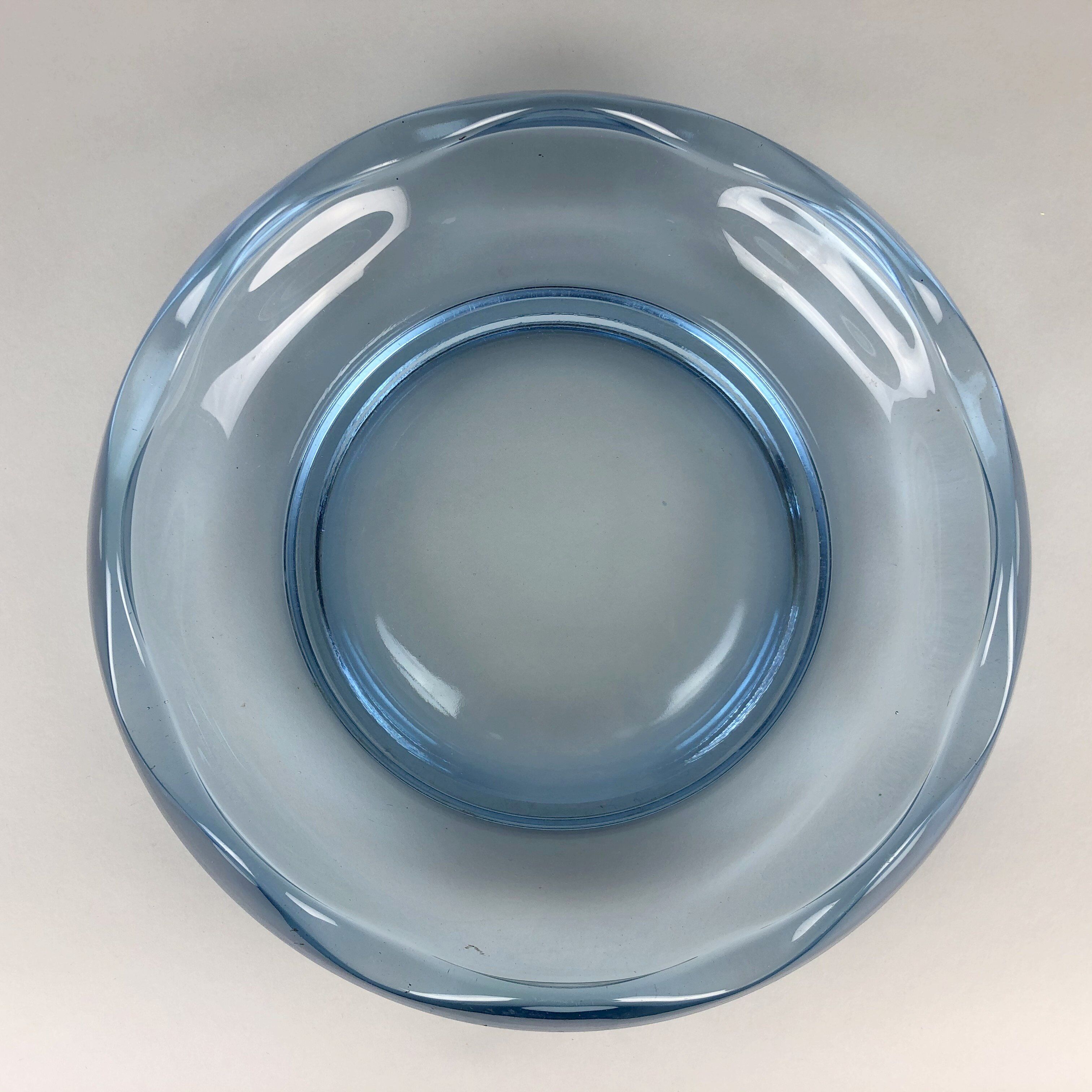 Heavy Glass Bowl by Rudolf Jurnikl, Czechoslovakia 1960's