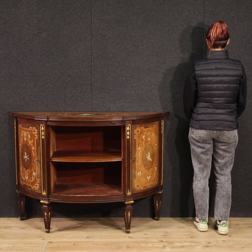 Elegant Louis XVI style inlaid sideboard