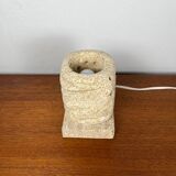 Limestone table lamp, 1960-70