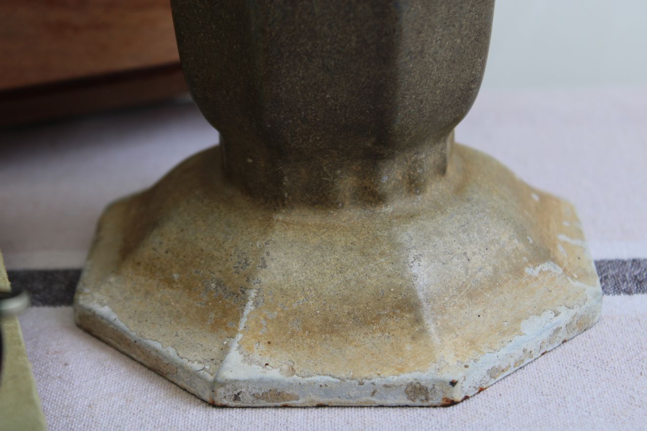 Cast iron vase