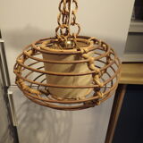 Rattan hanging lamp