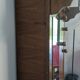 Solid wood opening entrance cabinet