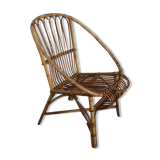 Adult rattan armchair 1960
