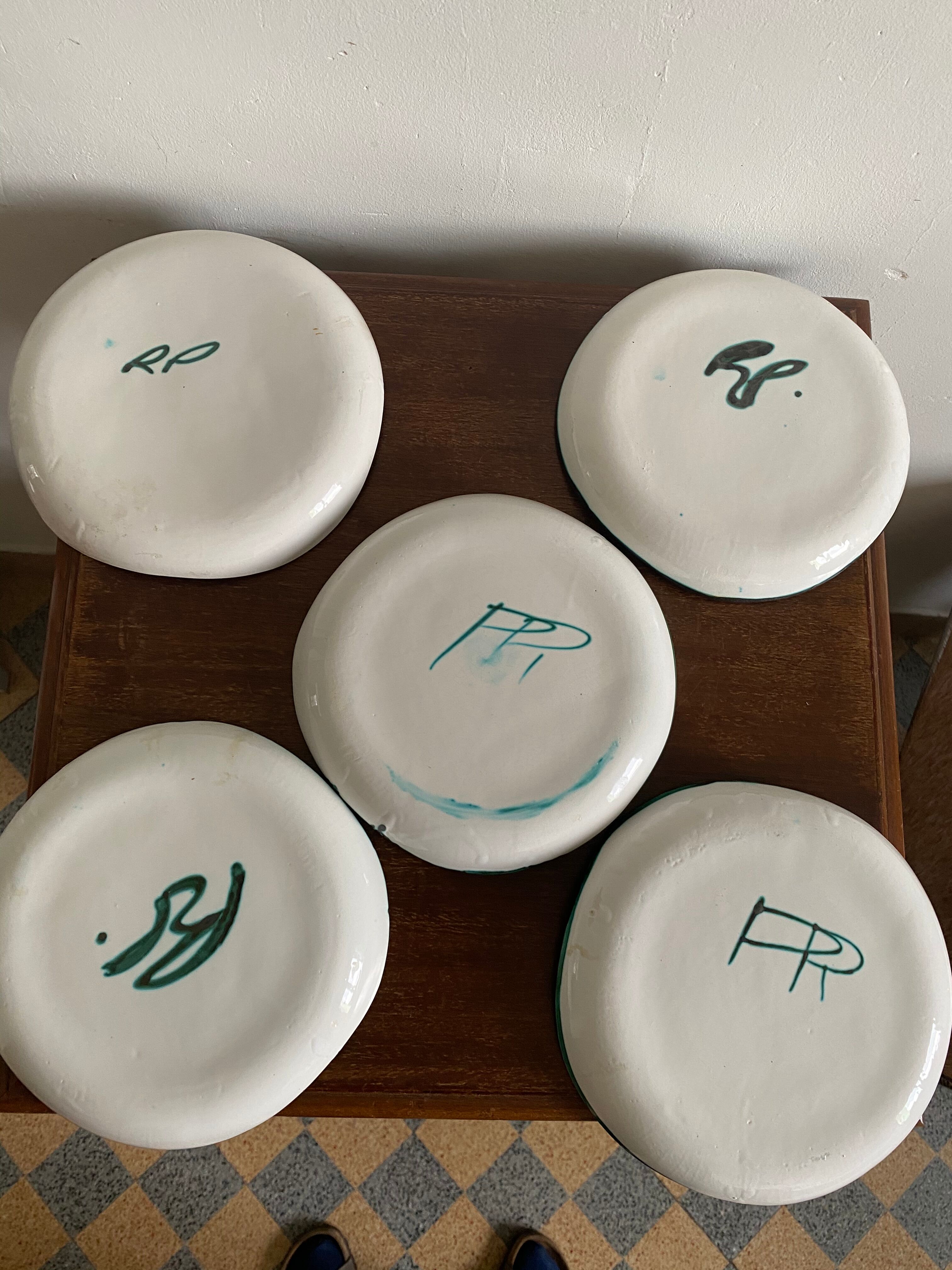 Robert Picault fondue plates