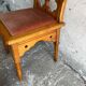 Lot de 3 tabourets rustiques néogothiques, années 1970