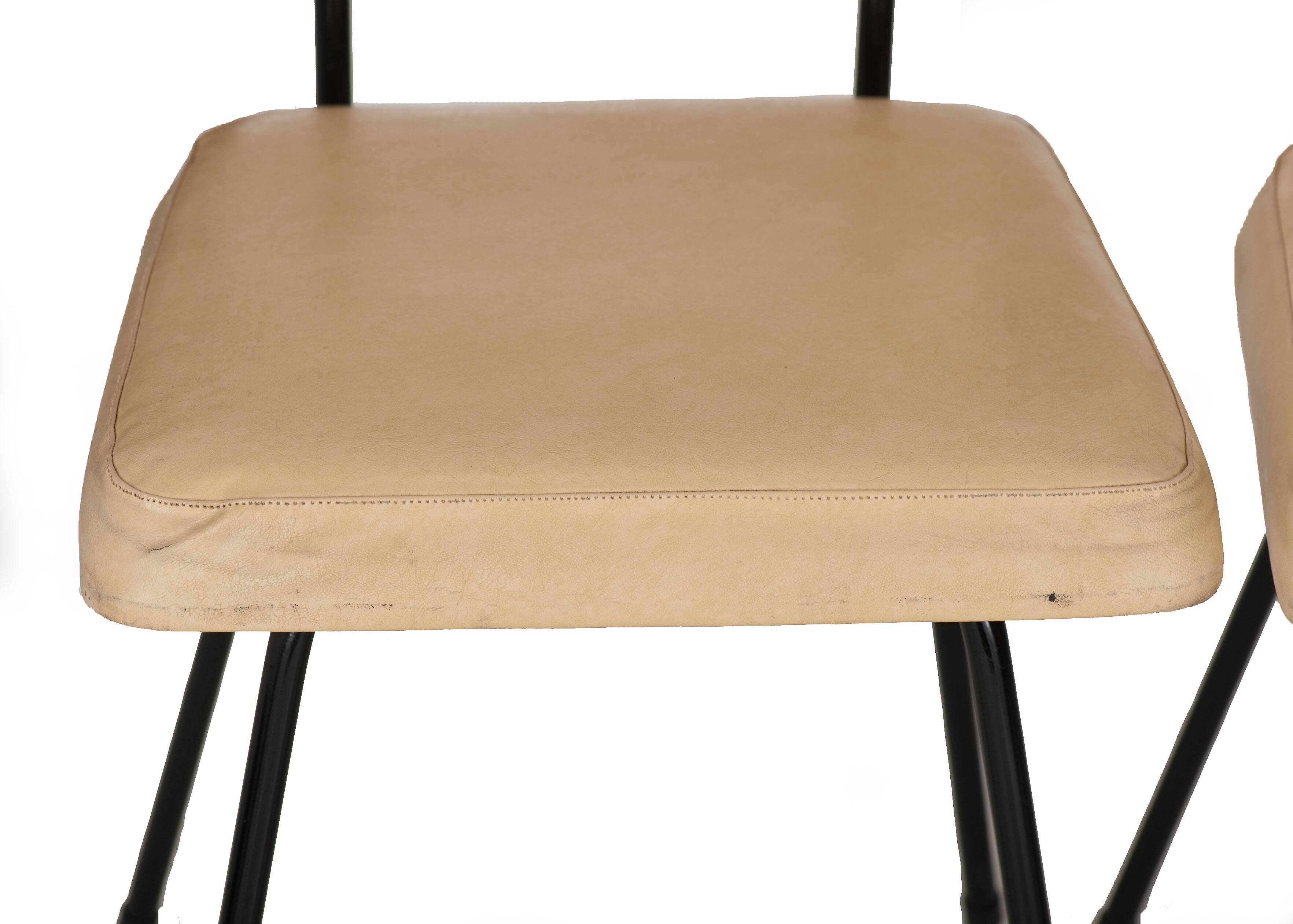 Set of 4 chairs by André Simard, Airborne, 1950