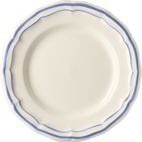 Lot de 6 assiettes lunch collection filets bleu