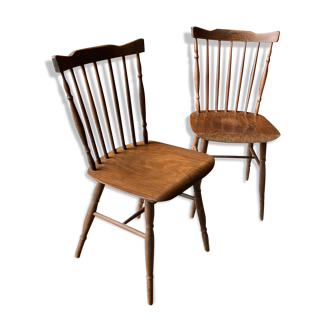 Pair of western bistro chairs