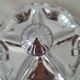 Guy Degrenne / Round platter with compartments and central stainless steel handle