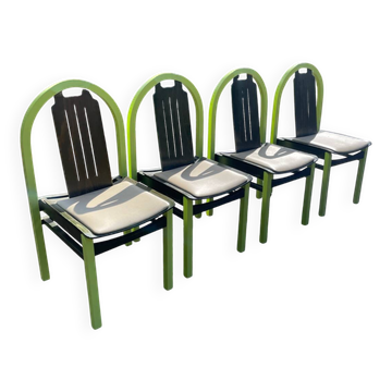 4 chaises en bois Baumann modèle Argos