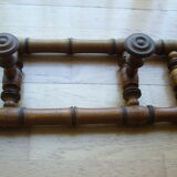 Bistro coat rack with 4 folding hooks