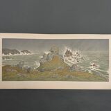 Lithograph by Henri Rivière La Tempête