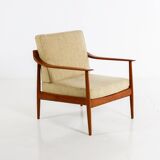 Mid-Century Antimott Armchair by Walter/Wilhelm Knoll