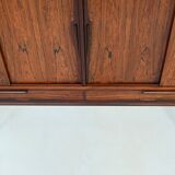 Gunni Omann highboard model 13 in rosewood Omann Jun Denmark 1960