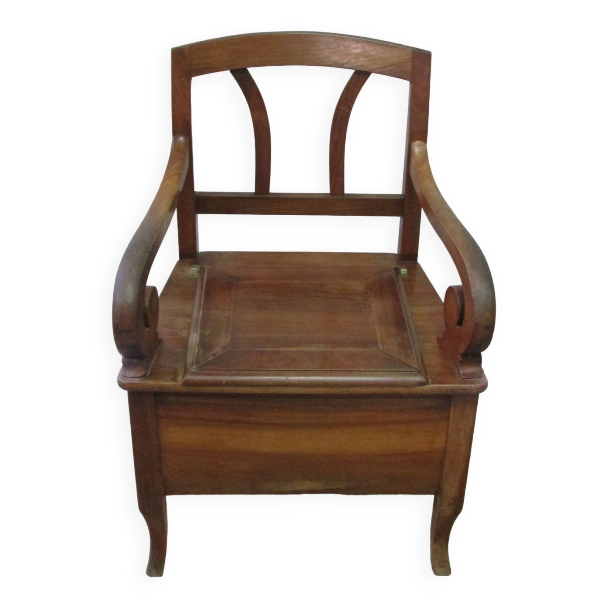 Old wooden armchair