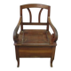 Old wooden armchair