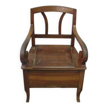 Old wooden armchair