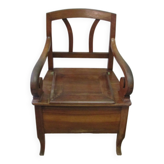 Old wooden armchair