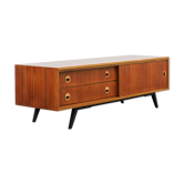 Enfilade basse années 50, restauré, 150cm