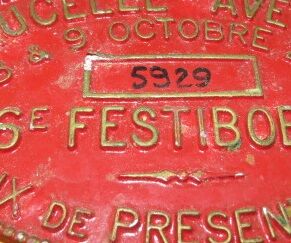 Plate agricultural festiboeuf