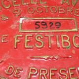 Plate agricultural festiboeuf