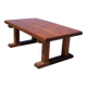 121 cm vintage solid wood rustic farmhouse coffee table