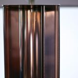 Kinetic lamp 70s, altuglas and chrome steel. France, circa 1970