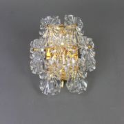 Wonderful pair of crystal wall lights by Kinkeldey, Germany, 1970s.