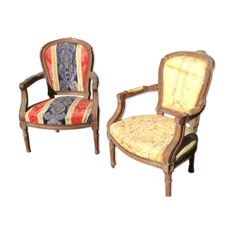 Pair of old armchairs