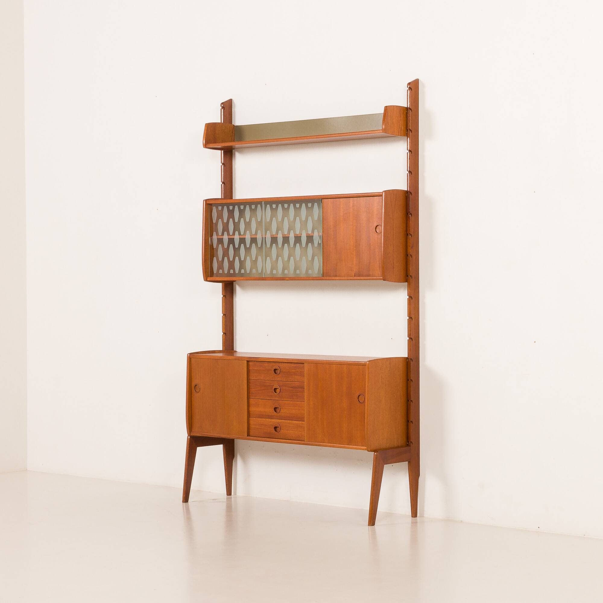 Ergo free standing wall unit by John Texmon, Norway, 1960s