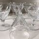Ensemble de 10 verres vin cristal facette Saint Louis