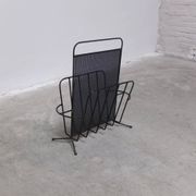 Rare magazine holder by Mathieu Matégot for Artimeta, 1950s
