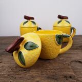 Lemon slurry cups with lid