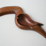 Ashtray toucan teak 1960 vintage