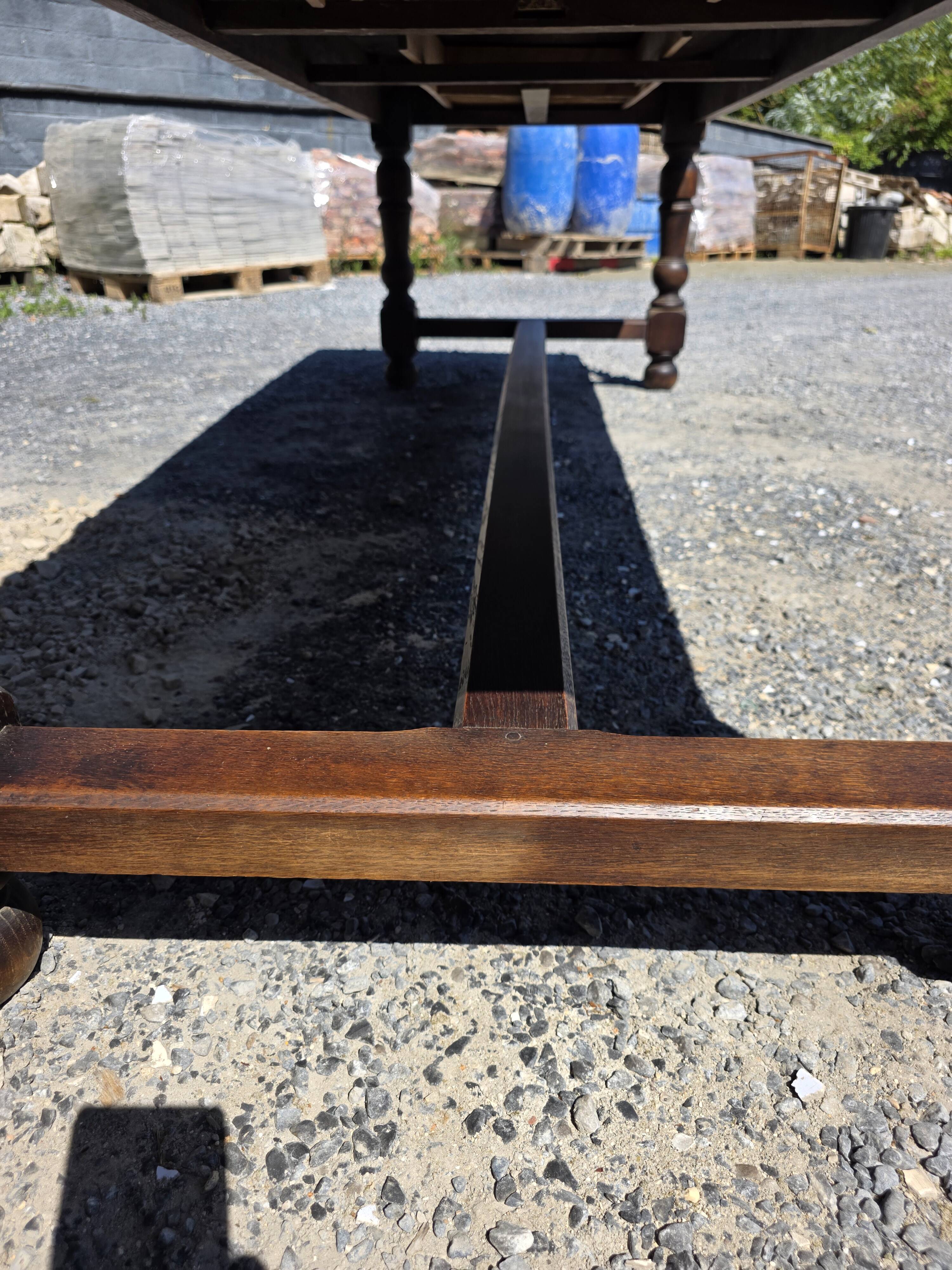 Table de ferme en chêne massif,  250 × 87cm
